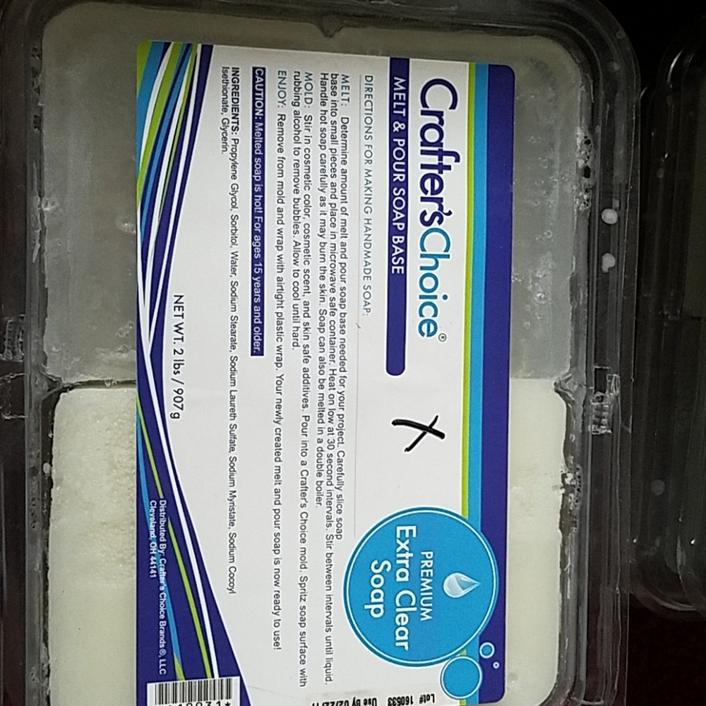 FINAL SALE: Melt and pour soap bases